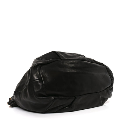 Prada Cervo Shine Tote Black 7 of 17