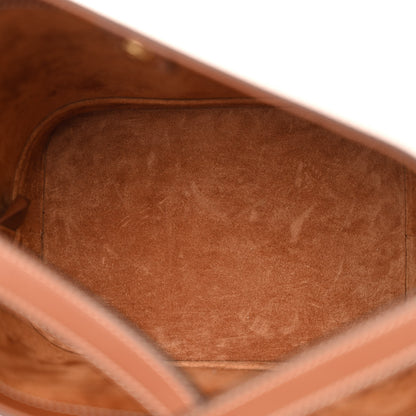 Celine Smooth Calfskin Small Cuir Triomphe Bucket Bag Tan 5 of 10