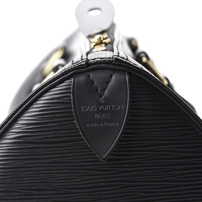 Louis Vuitton Epi Speedy 25 Black 8 of 10