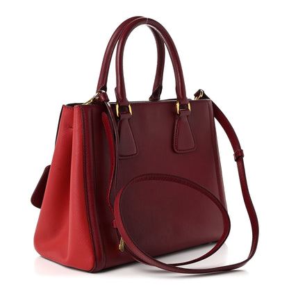 Prada Saffiano Lux 2way Tote Cerise Fuoco 3 of 14