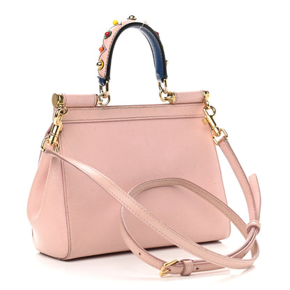 Dolce & Gabbana Dauphine Mini Miss Sicily Satchel Pink 2 of 16