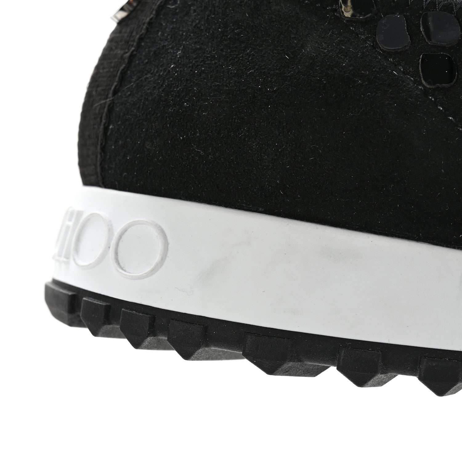 Jimmy Choo Patent Suede Montana Slip-On Sneakers 40 Black 10 of 14
