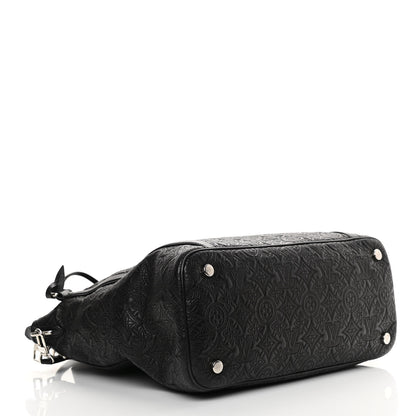 Louis Vuitton Monogram Lambskin Antheia Ixia MM Black 4 of 16