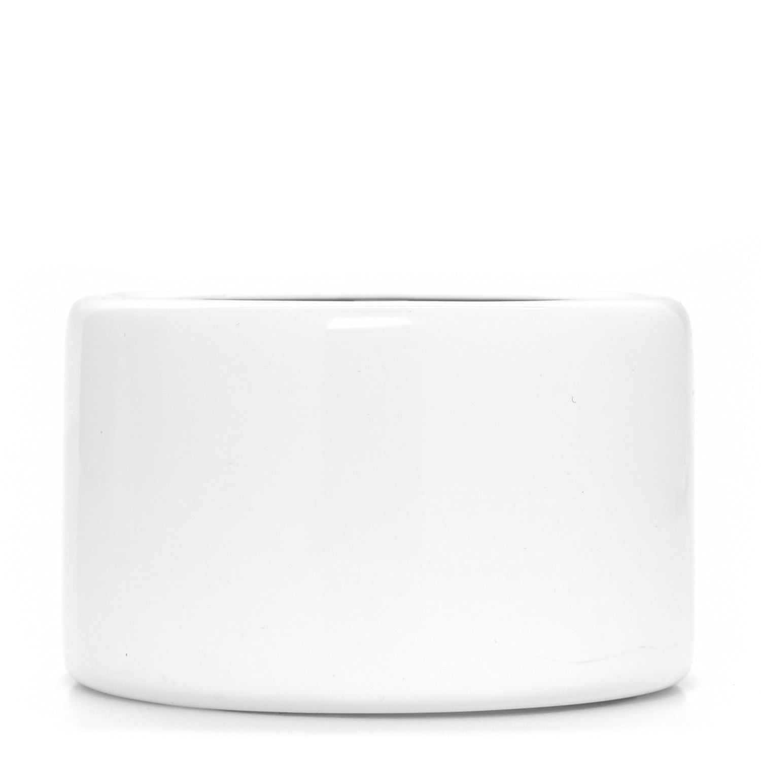 Hermes Enamel Lacquered Cuff Bracelet S White 1 of 7