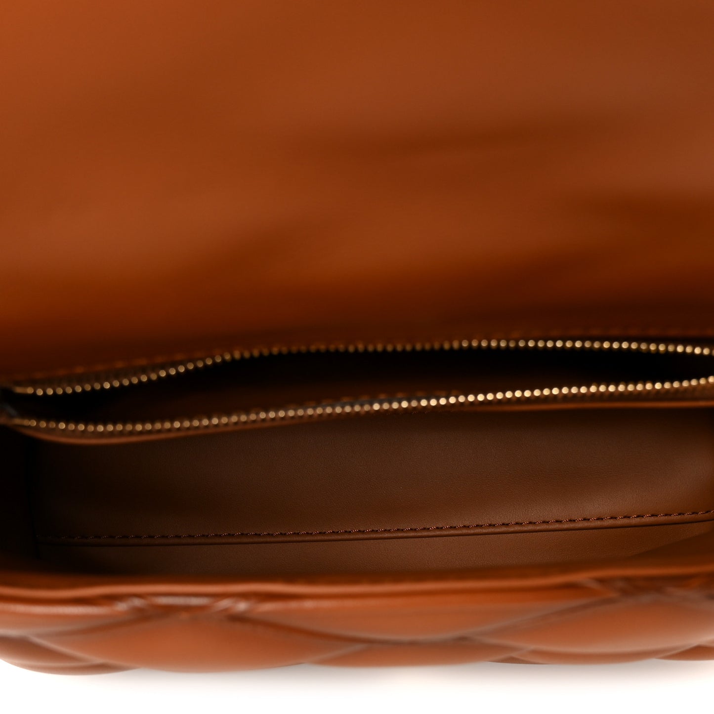 Lambskin Malletage Top Handle GO-14 MM Toast Tan