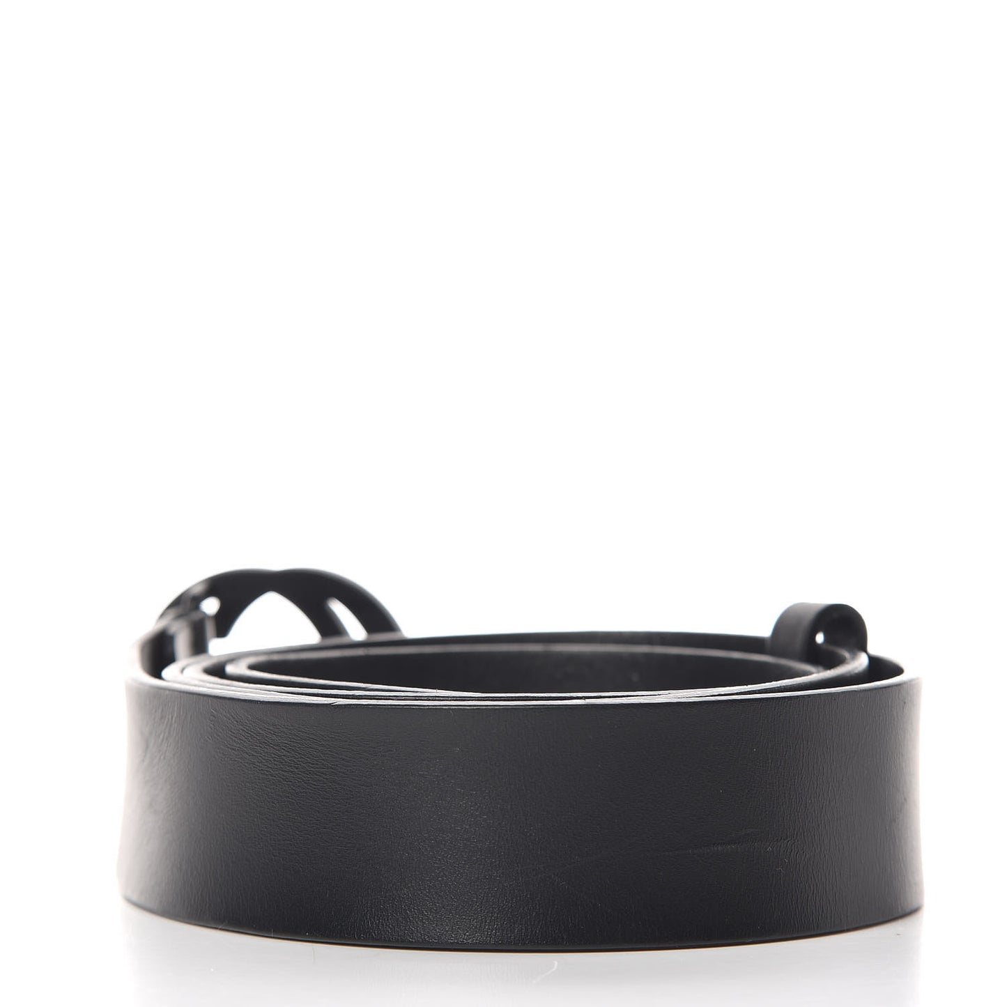 Selleria Calfskin Monochrome Interlocking G 37mm Belt 105 42 Black