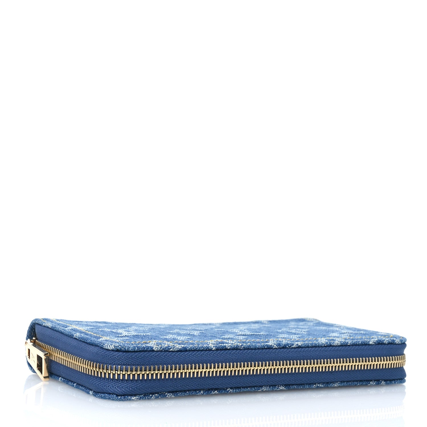 Louis Vuitton Monogram Denim Zippy Wallet NM Blue 4 of 7