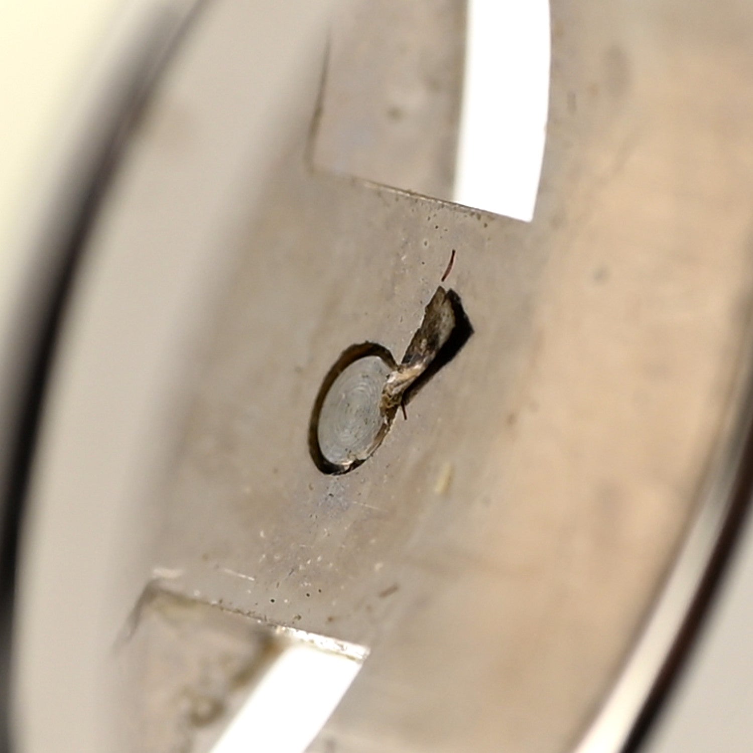 Hermes Palladium Lacquered Mini Pop H Earrings White 7 of 9