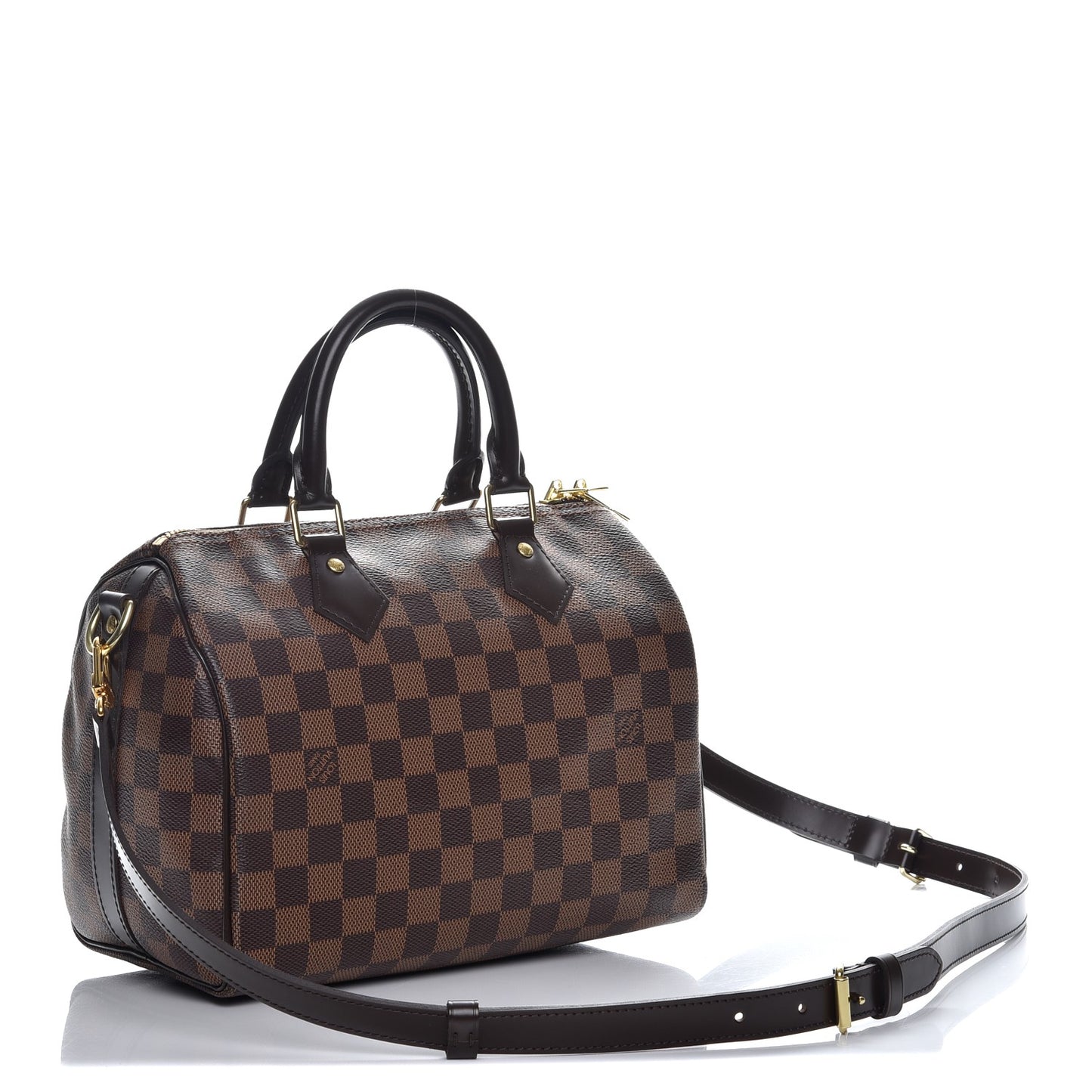 Damier Ebene Speedy Bandouliere 25
