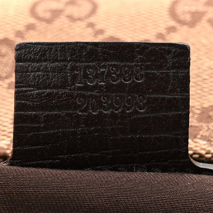 Gucci Monogram Hasler Shoulder Bag Ebony 7 of 10