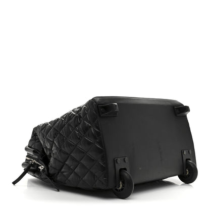 Chanel Nylon Quilted Coco Cocoon Trolley Black 3 of 9