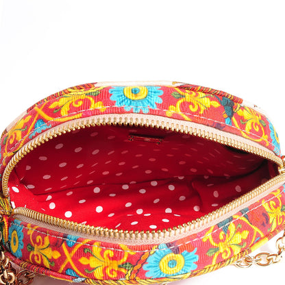 Dolce & Gabbana Brocade Floral Glam Crossbody Multicolor 6 of 6