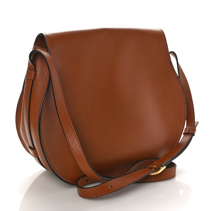 Chloe Calfskin Medium Marcie Round Crossbody Bag Tan 2 of 8