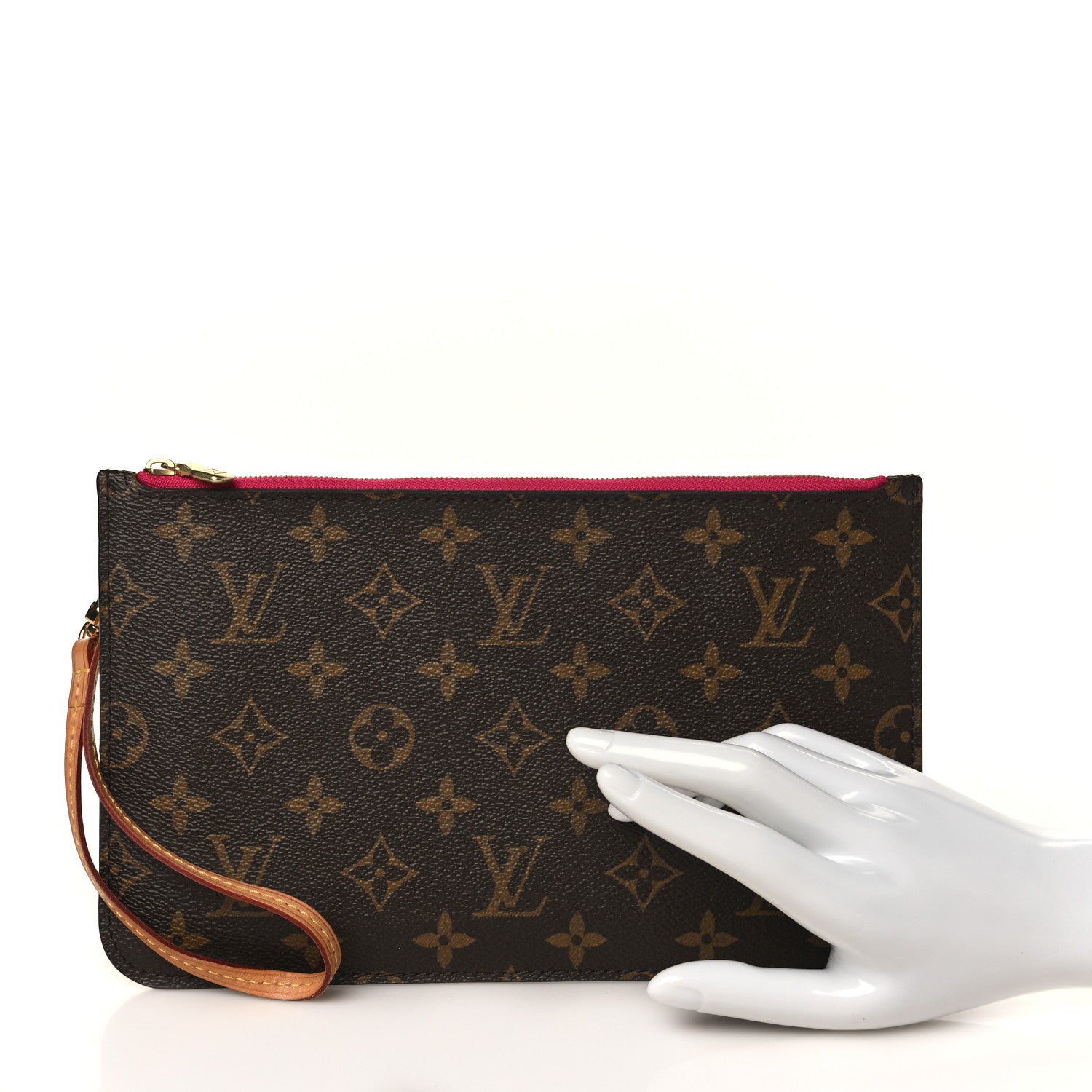Louis Vuitton Monogram Neverfull MM GM Pochette Pivoine 2 of 6