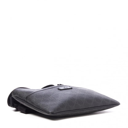 Gucci GG Plus Flat Messenger Bag Black Grey 3 of 9