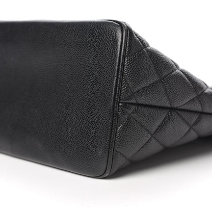 Chanel Caviar Quilted Medallion Tote Black 11 of 12
