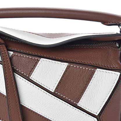 Loewe Calfskin Rugby Mini Puzzle Bag Brunette Soft White 10 of 10