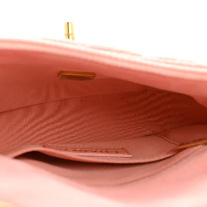 Chanel Velvet Quilted Mini Flap Pink 5 of 12