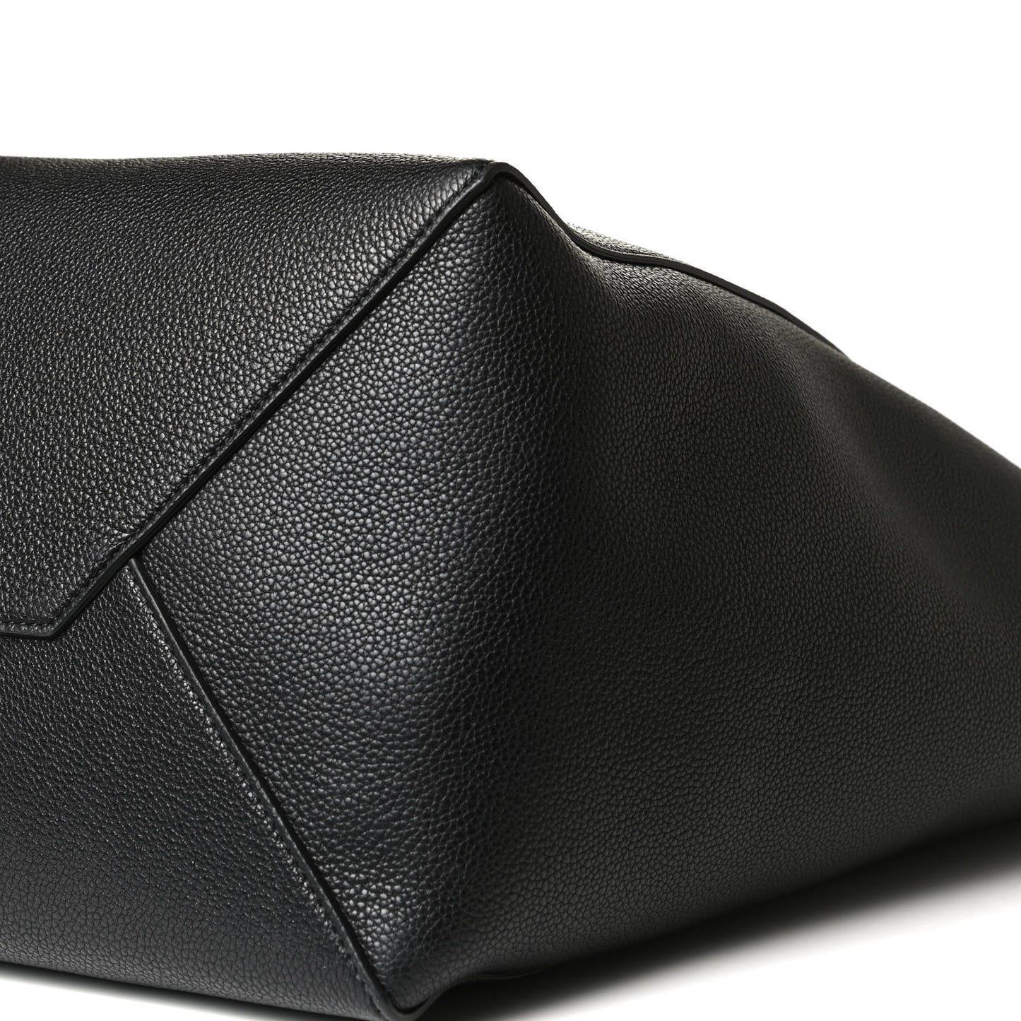 Soft Grained Calfskin Medium Belt Cabas Phantom Black