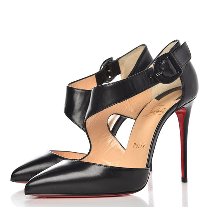 Christian Louboutin Nappa Sharpeta 100 Pumps 37 Black 2 of 7