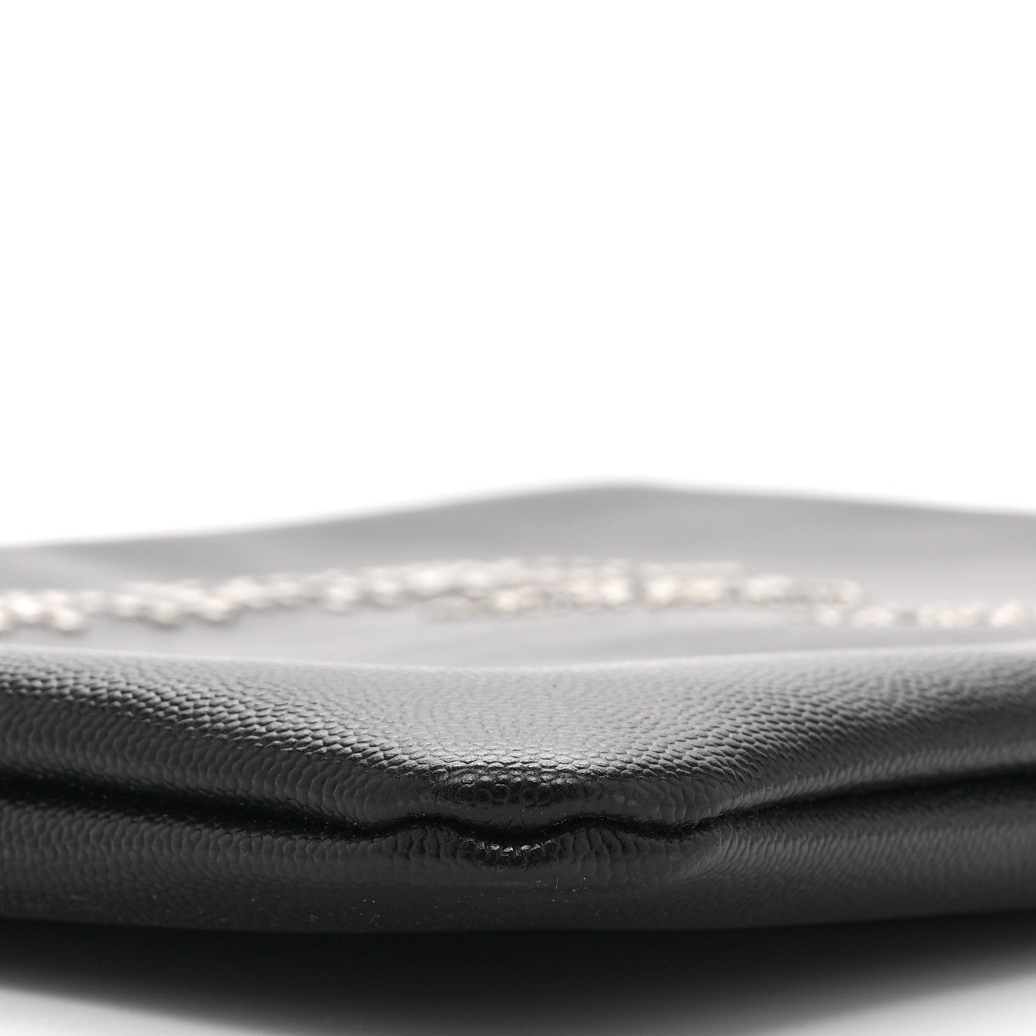 Chanel Caviar Studded Medium Deauville Pouch  Black 9 of 10