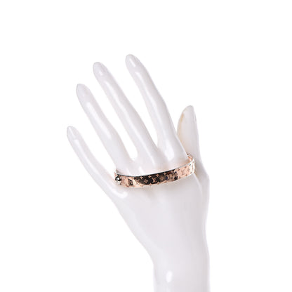 Louis Vuitton Monogram Nanogram Cuff S Pink Gold 2 of 6