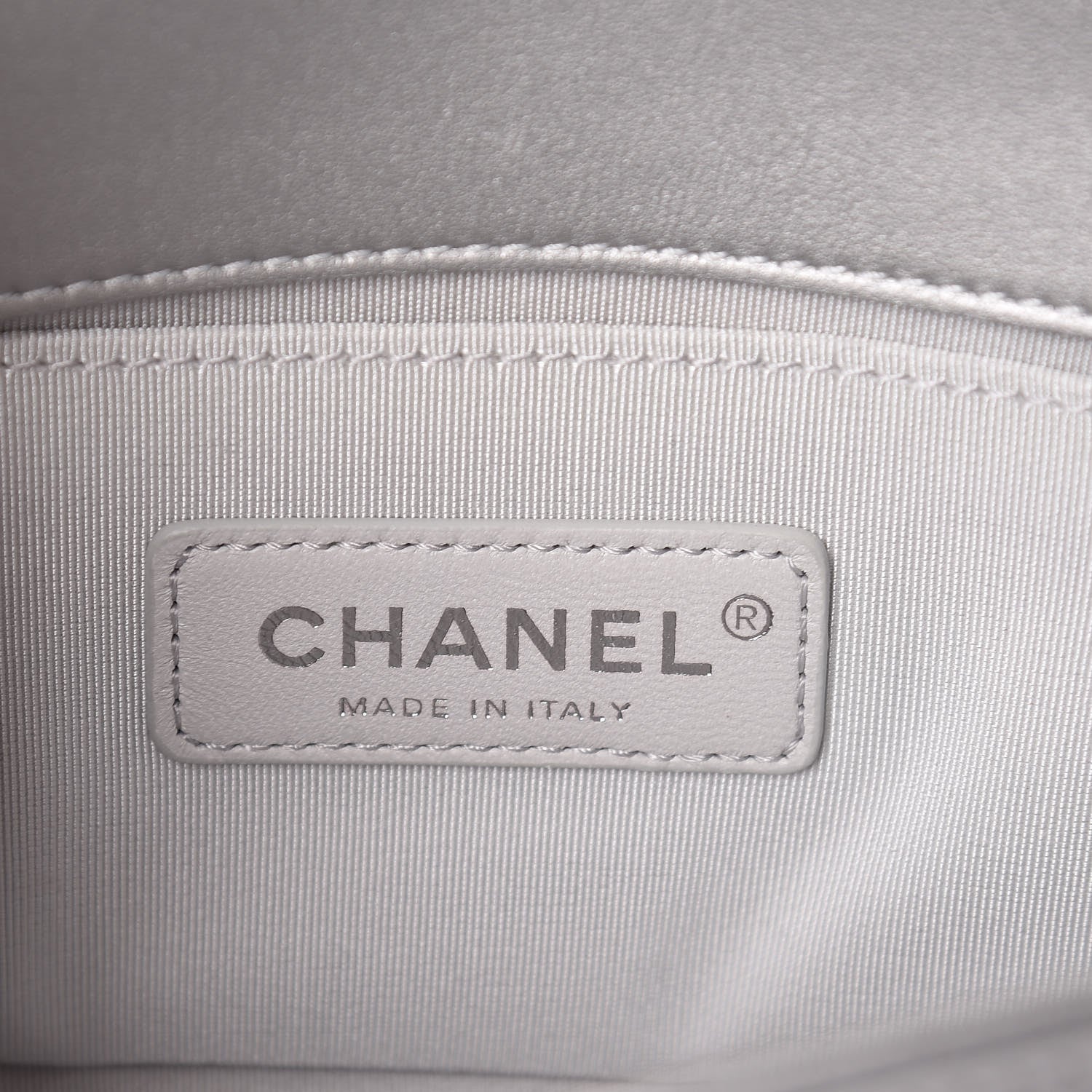 Chanel Metallic Lambskin PVC Quilted Small Boy Flap Blue 6 of 10