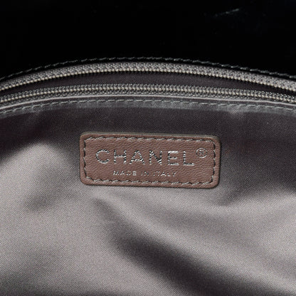 Chanel Glazed Calfskin Twisted Medium Flap Black 6 of 10