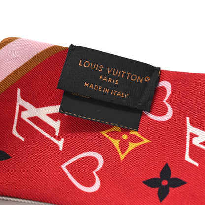 Louis Vuitton Silk My True LV BB Bandeau Red 4 of 4