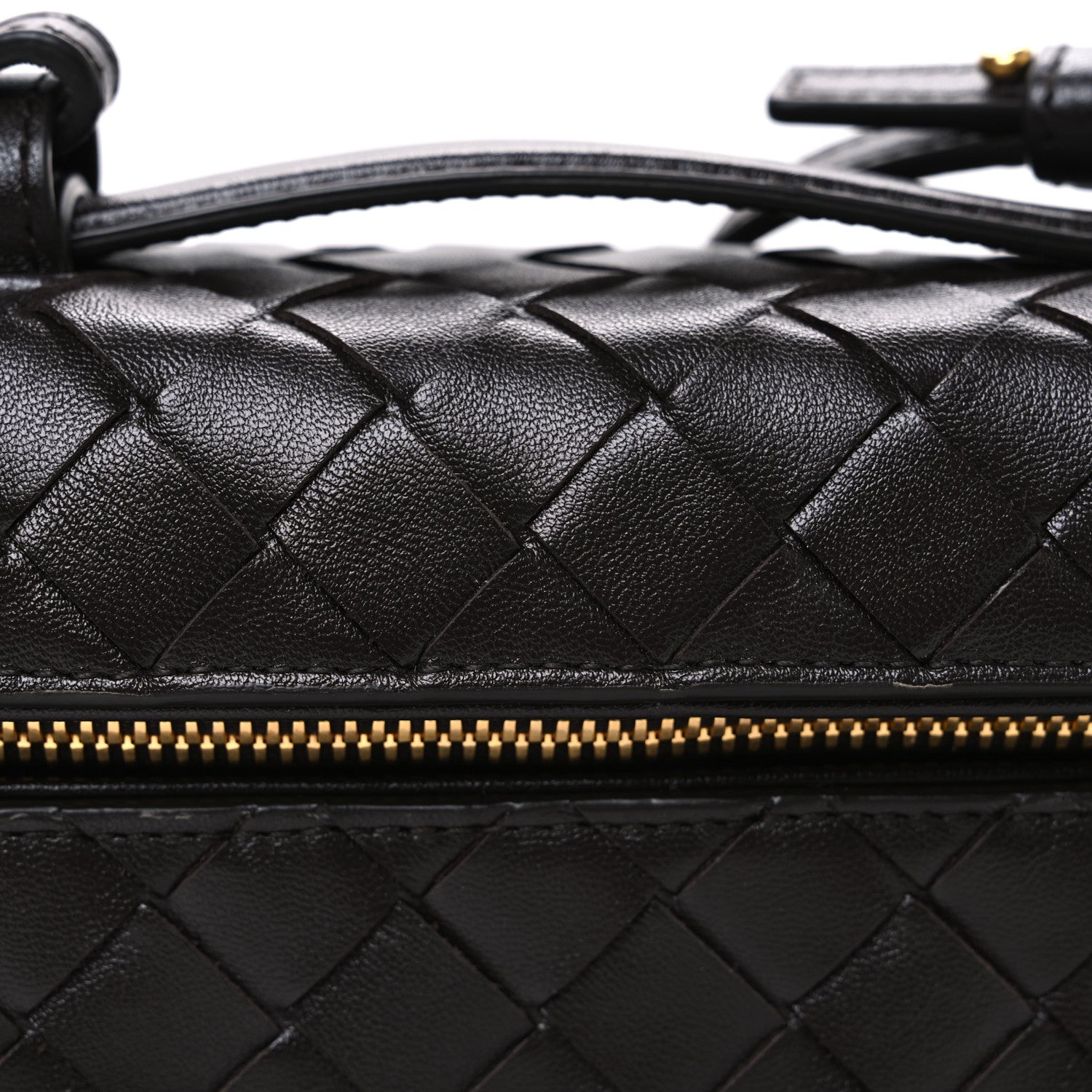 Bottega Veneta Calfskin Intrecciato Bang Bang Vanity Case Fondant 9 of 11