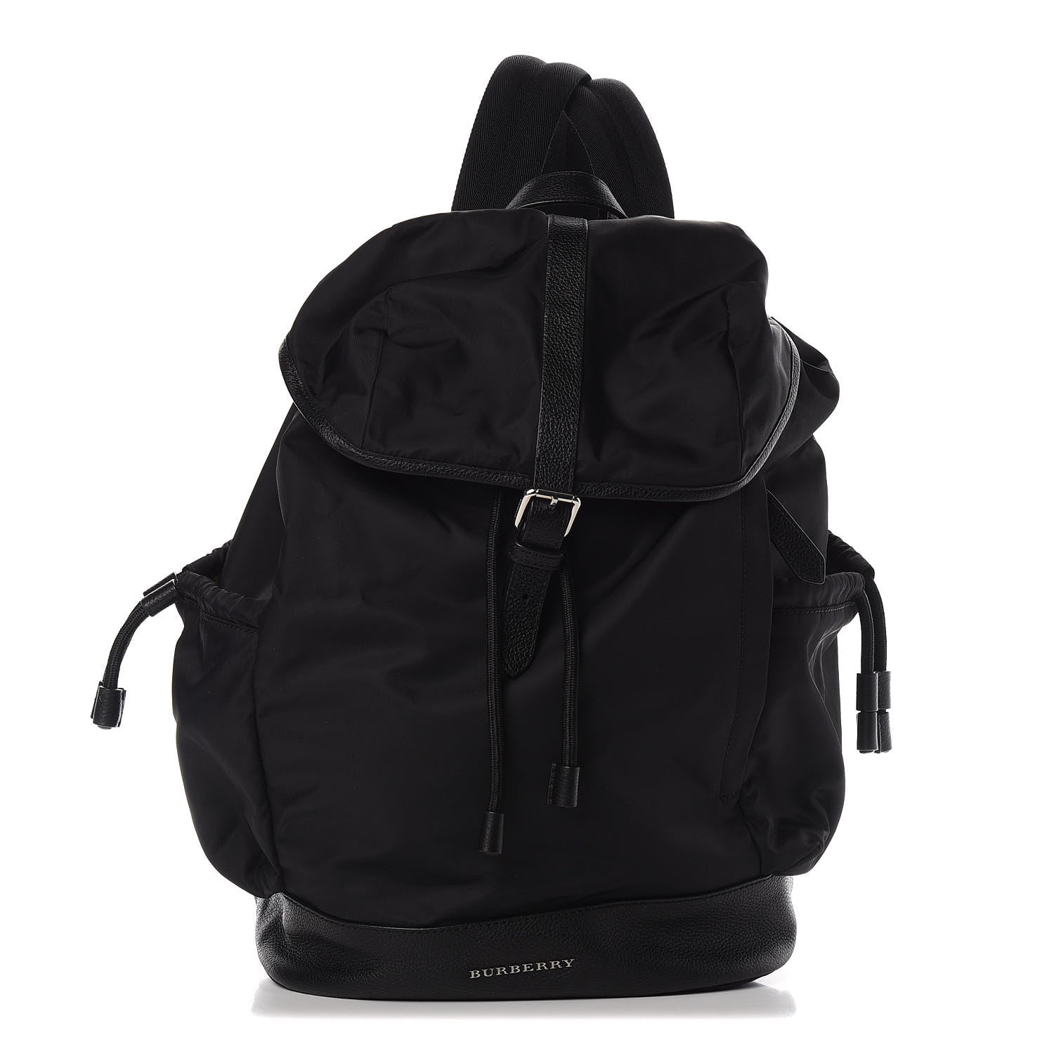 Burberry Nylon Grained Calfskin Watson Diaper Bag Black 1 of 11