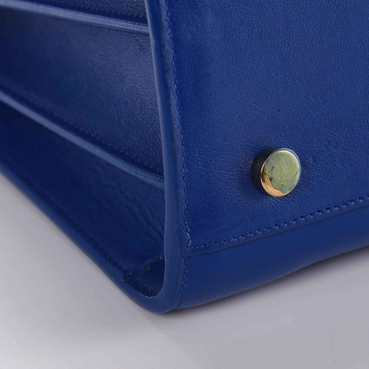 Calfskin Small Sac De Jour Blue Majorelle