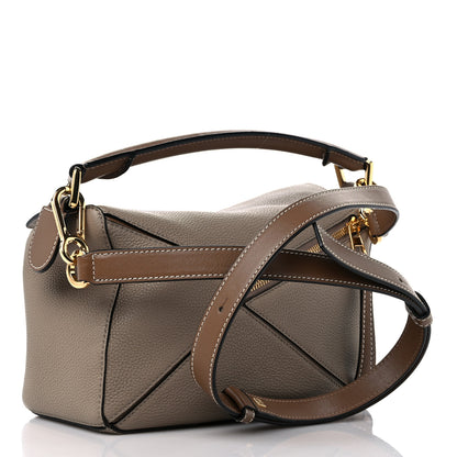 Loewe Grained Calfskin Small Puzzle Bag Sand Mink 3 of 8