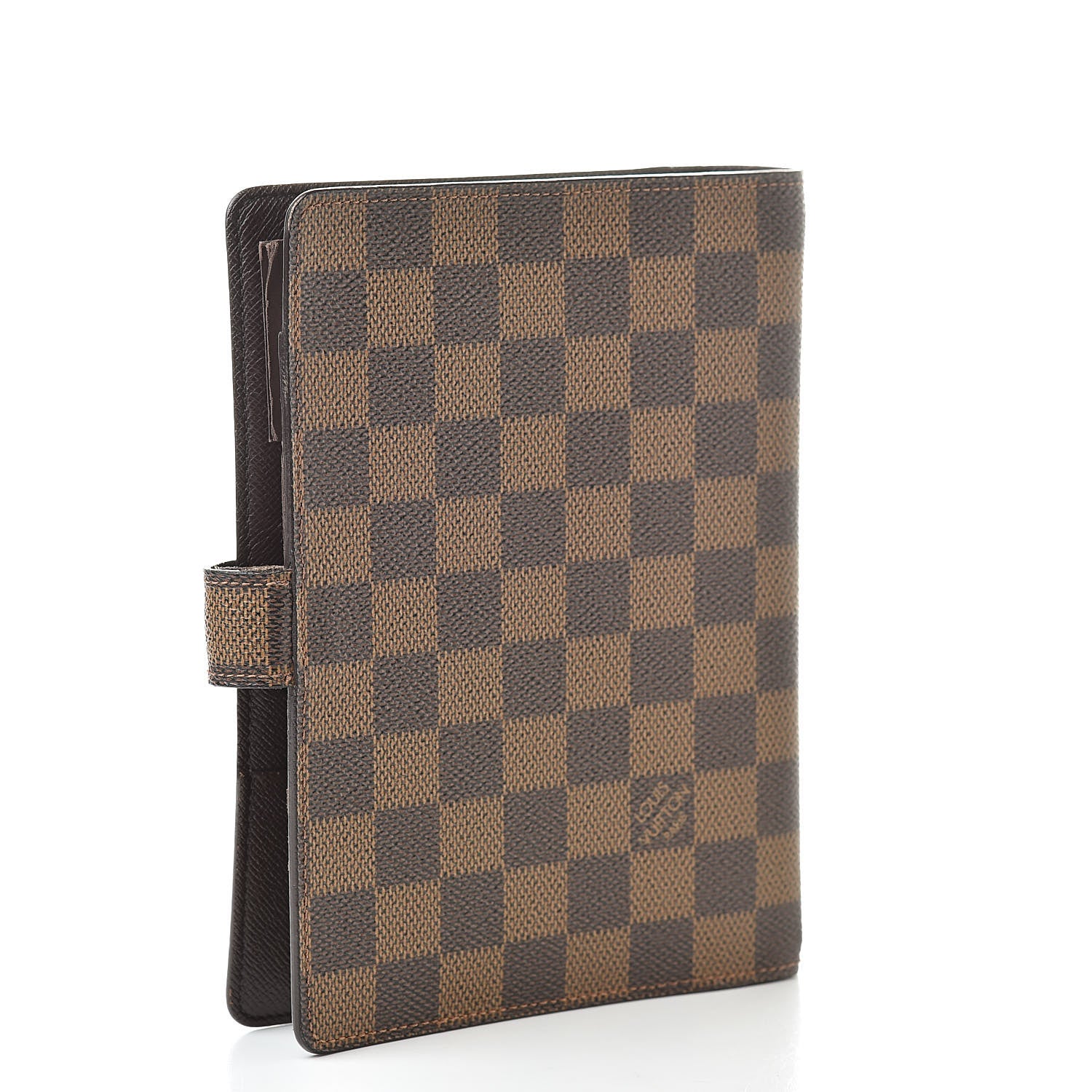 Louis Vuitton Damier Ebene Medium Ring Agenda Cover 3 of 10