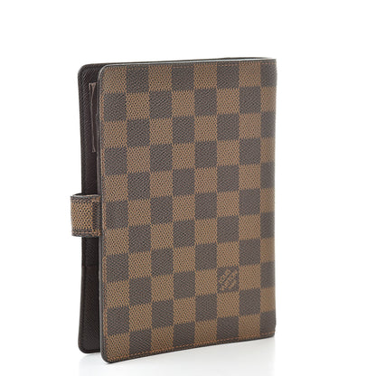 Louis Vuitton Damier Ebene Medium Ring Agenda Cover 3 of 10