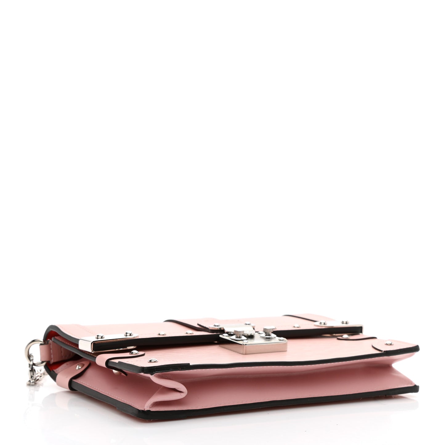 Epi Trunk Chain Wallet Rose Ballerine