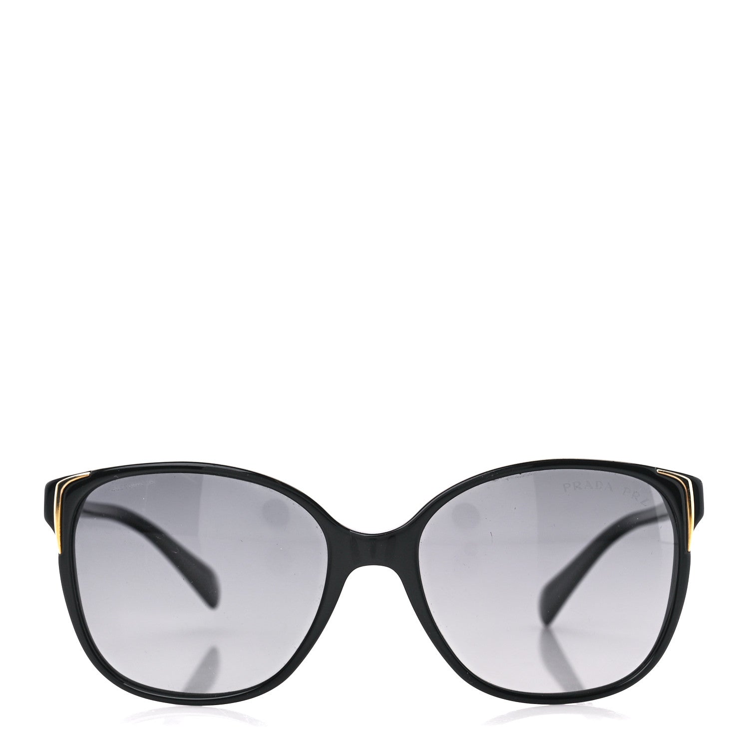 Prada Acetate Sunglasses SPR 01O Black 2 of 7