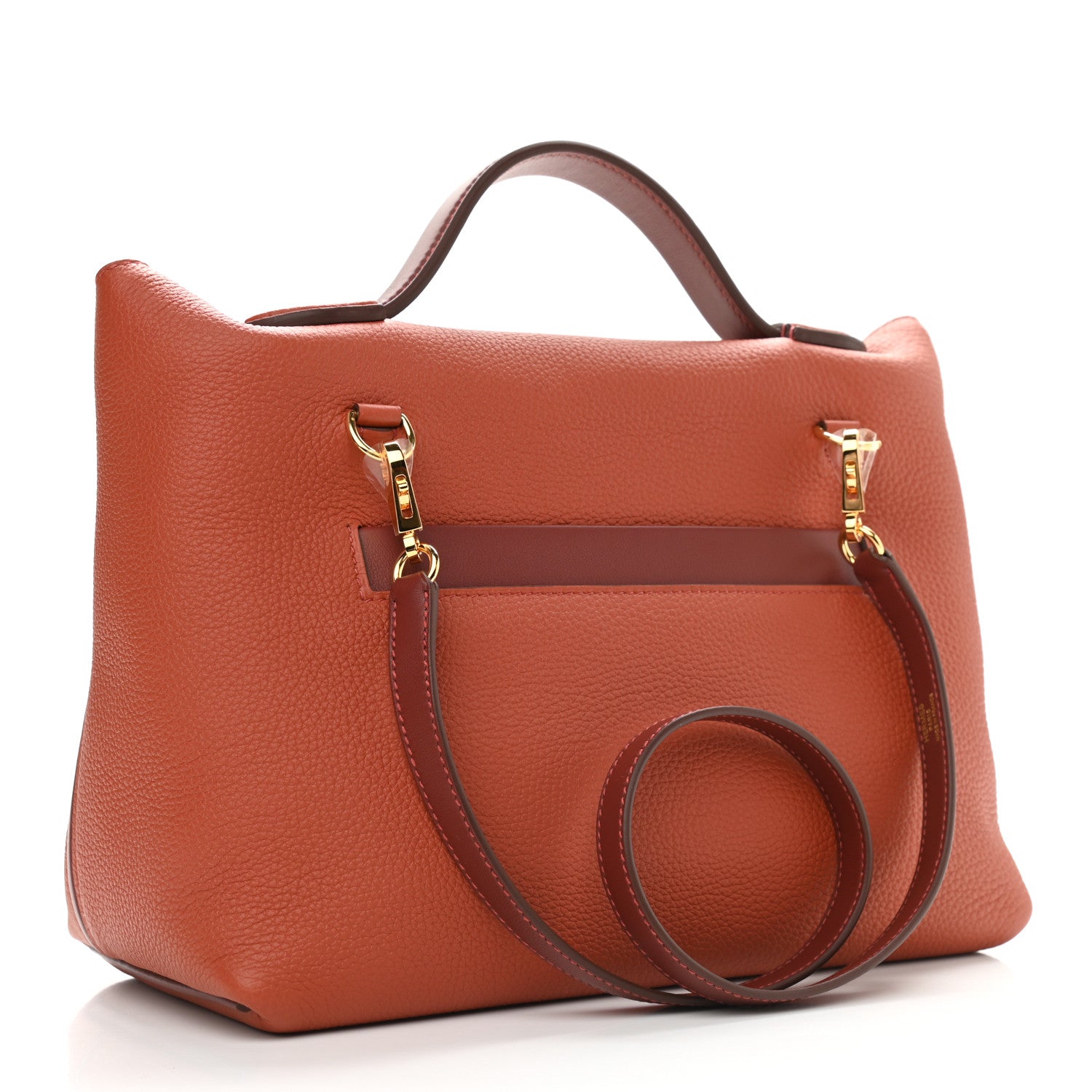 Hermes Evercolor Swift 24/24 29 Brique Rouge H Rouge Piment Bleu Frida 3 of 9