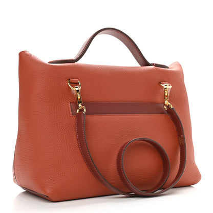 Hermes Evercolor Swift 24/24 29 Brique Rouge H Rouge Piment Bleu Frida 3 of 9