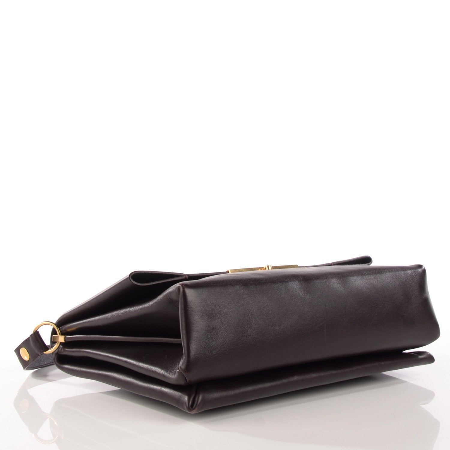Celine Smooth Calfskin Blade Flap Burgundy 4 of 11