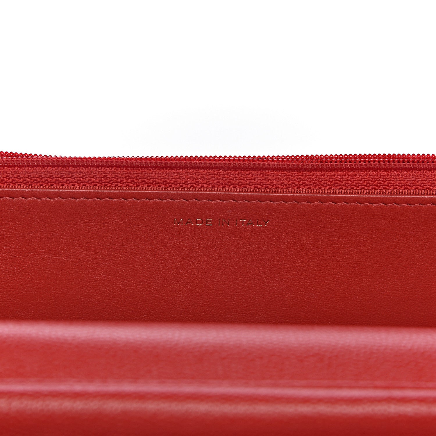 Chanel Caviar Quilted Wallet on Chain WOC Red 7 of 12
