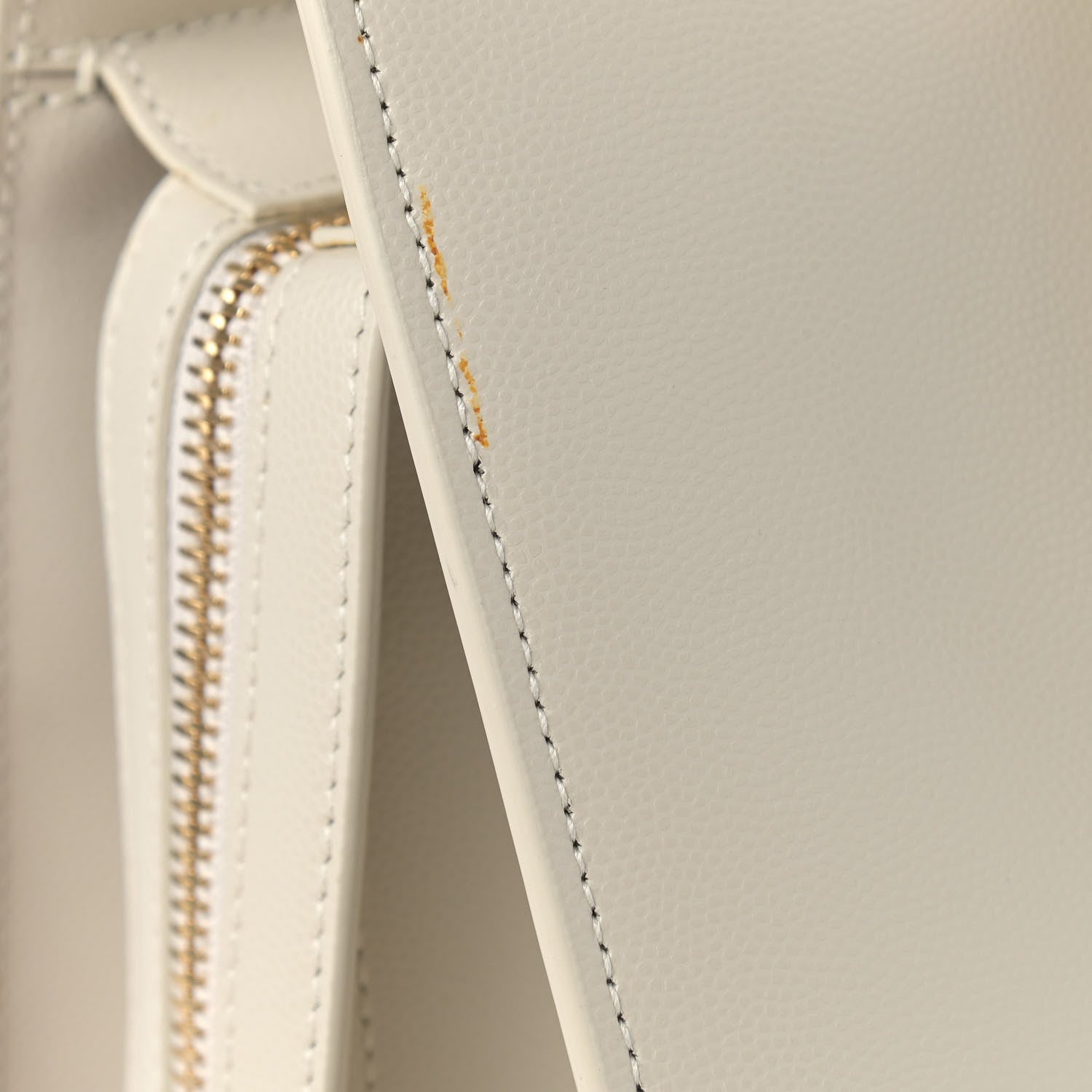 Saint Laurent Shiny Calfskin Medium Uptown Tote White 11 of 14