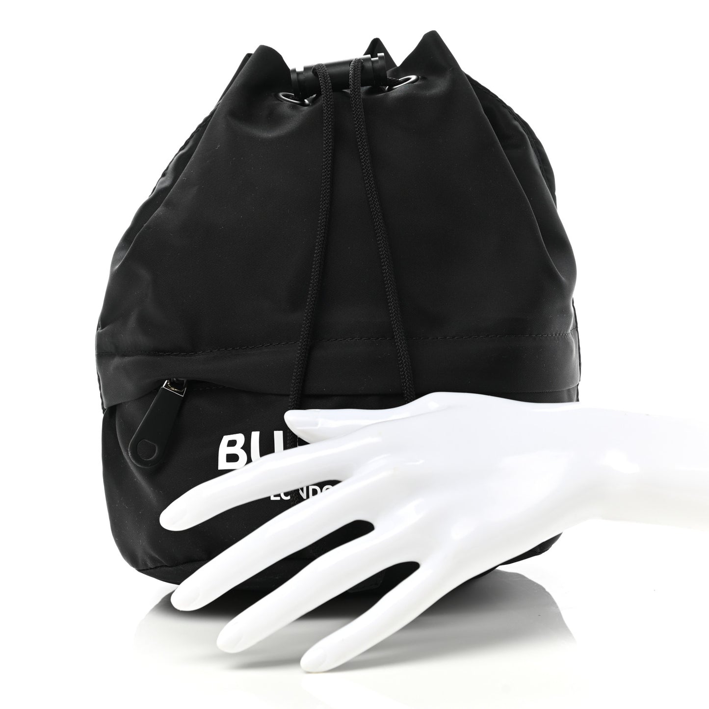 Econyl Phoebe Drawcord Pouch Black