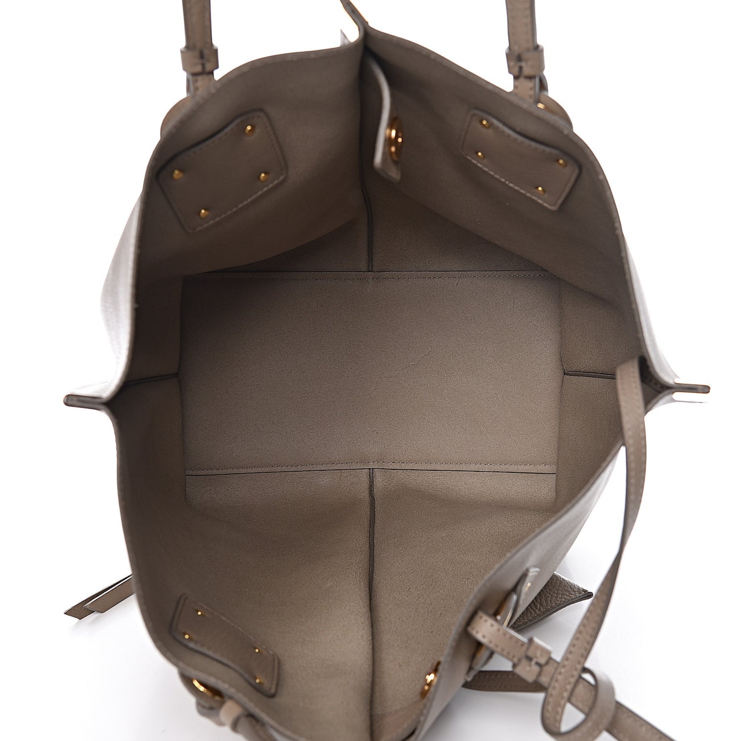 Smooth Calfskin Medium Vick Tote Motty Grey
