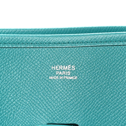 Hermes Epsom Evelyne III GM Bleu Paon 6 of 10