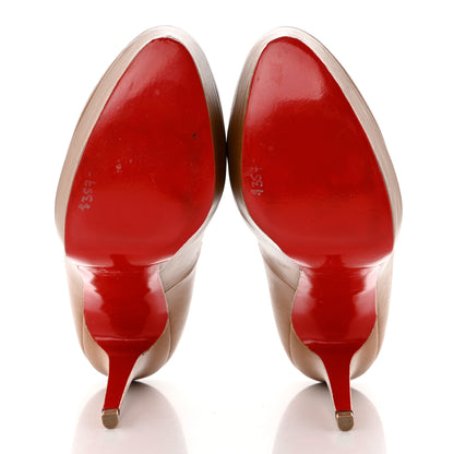 Christian Louboutin Kid Bianca 140 Pumps 40 Camel 5 of 8