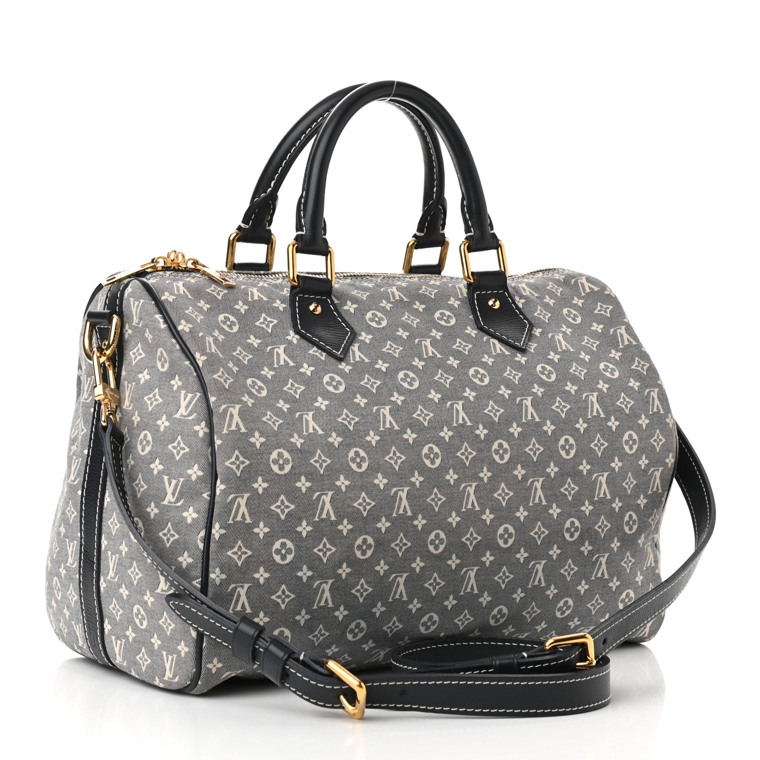 Louis Vuitton Monogram Idylle Speedy Bandouliere 30 Encre 3 of 9