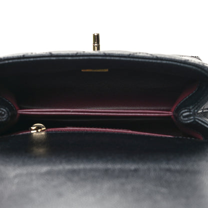 Chanel Caviar Quilted Extra Mini Coco Handle Flap Black 5 of 11
