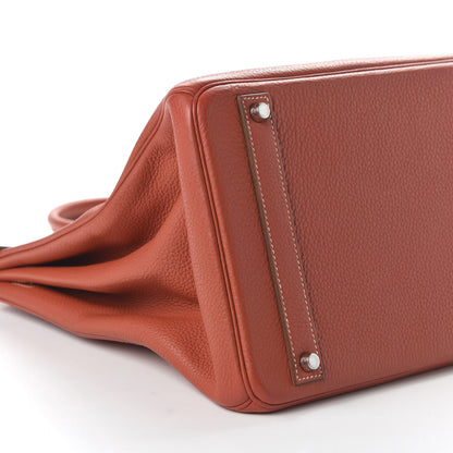 Hermes Taurillon Clemence Birkin 40 Sanguine 6 of 12