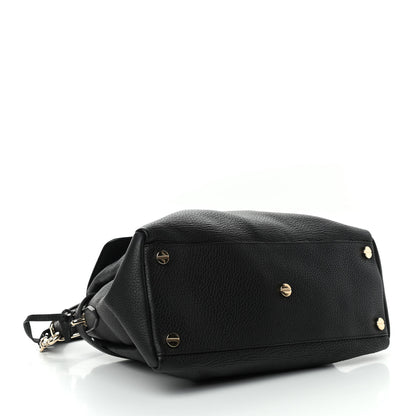 Valentino Garavani Grained Lagun Calfskin Rockstud Twiny Top Handle Bag Black 4 of 9